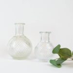 Glasvase bauchig klein