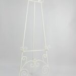 Metallstaffelei weiß