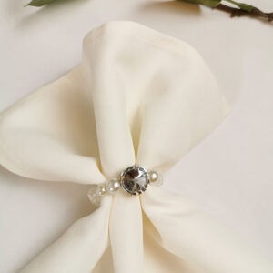 Serviettenring mit Perlen