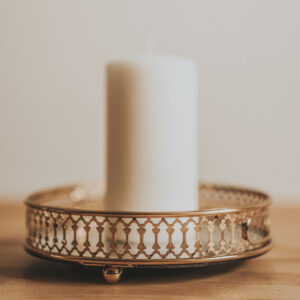 Spiegeltablett gold klein