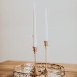 Spiegeltablett gold groß