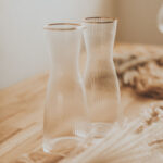 Karaffe mit Goldrand