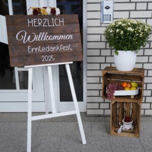 Holzschild dunkelbraun – Bild 3