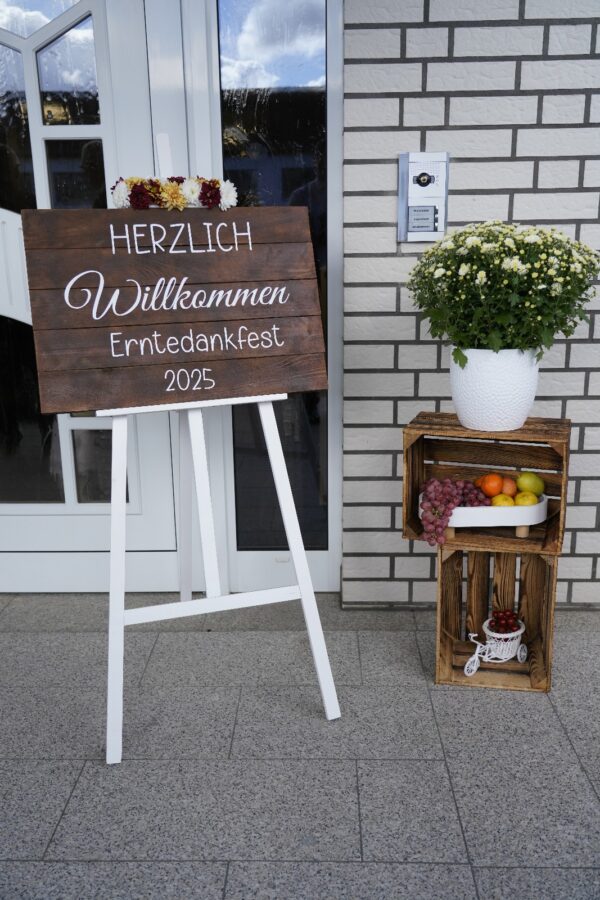 Holzschild dunkelbraun – Bild 3