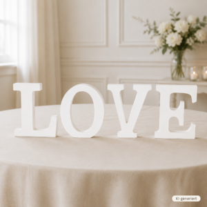 Buchstaben LOVE