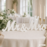 Buchstaben Mr & Mrs
